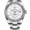 Super Clone Silver Rolex Sky Dweller White Dial oyster